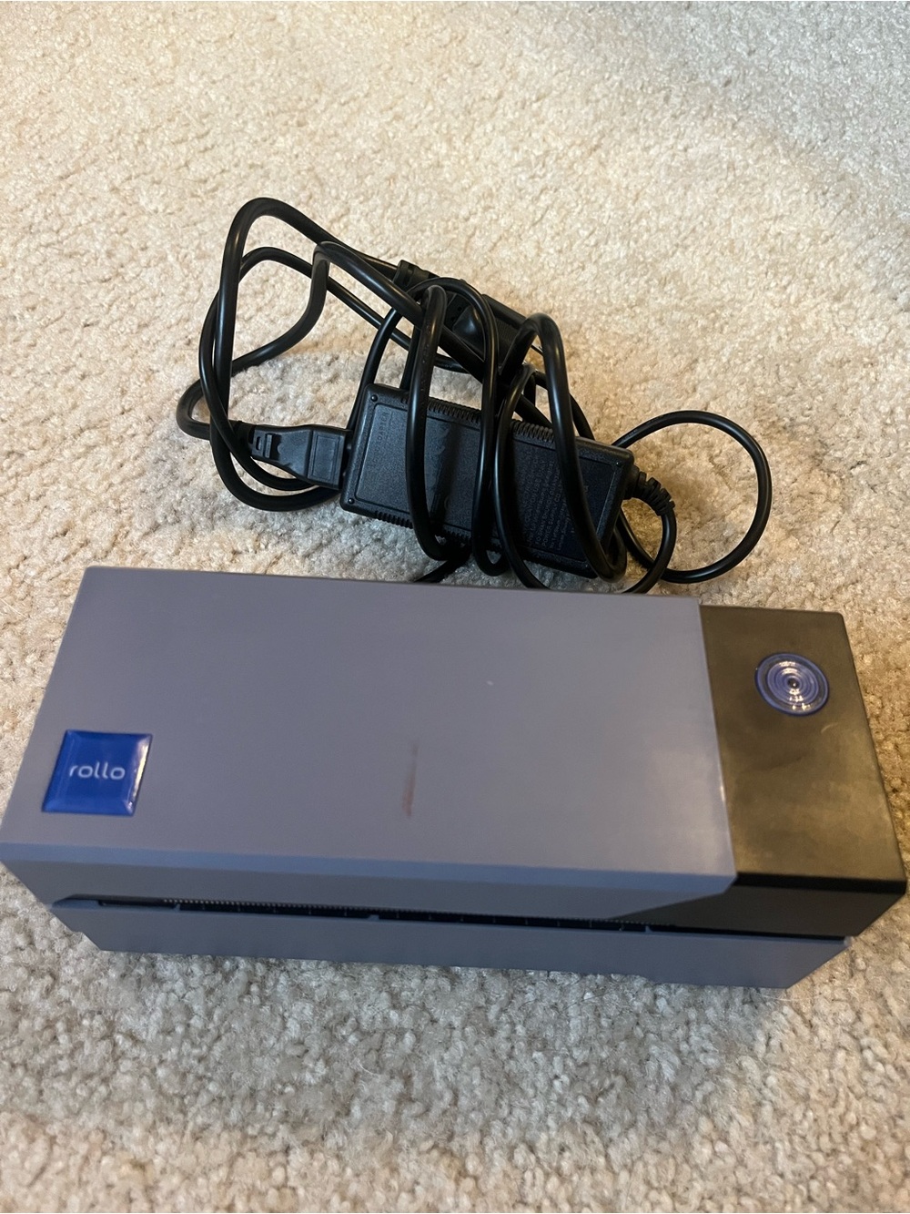 Rollo Label Printer in Gray and Black - 4 by 6 label thermal printer